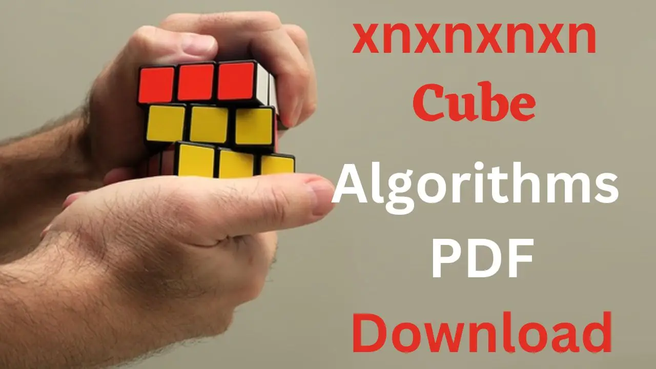 xnxnxnxn Cube Algorithms PDF