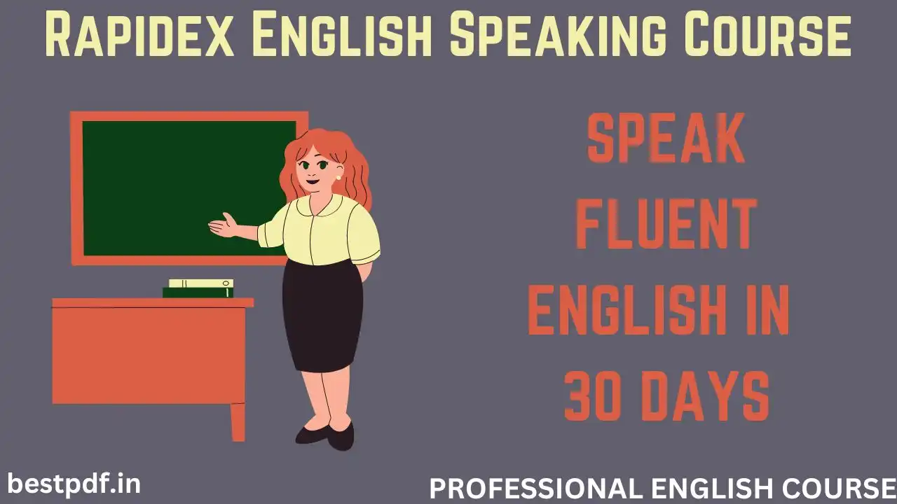 Rapidex English Speaking Course Pdf