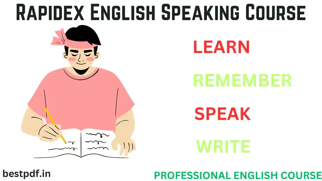 Rapidex English Speaking Course Pdf