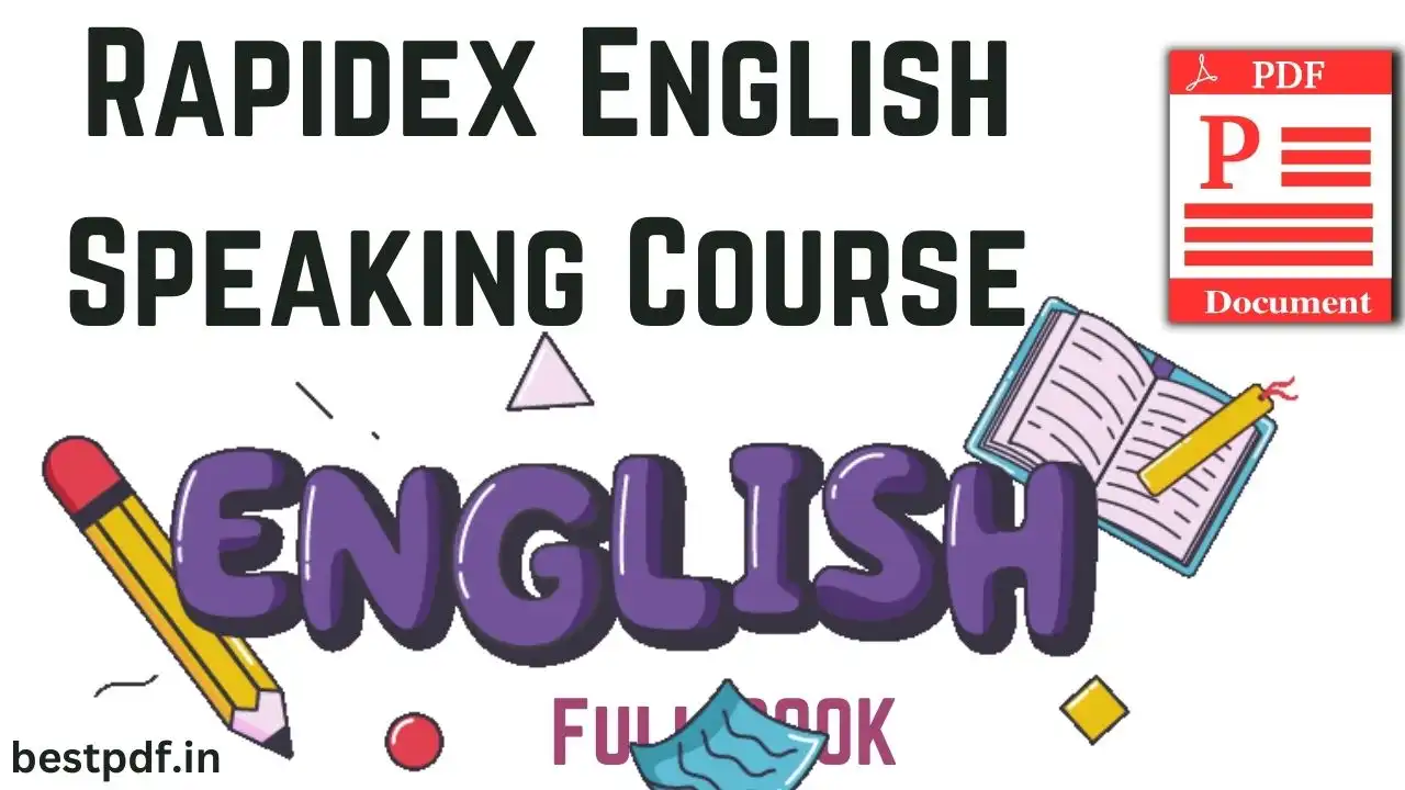 Rapidex English Speaking Course Pdf