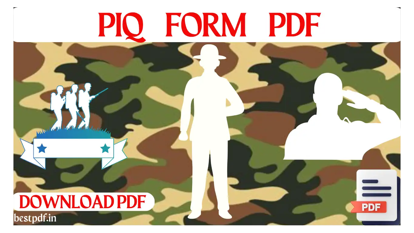 PIQ Form Pdf