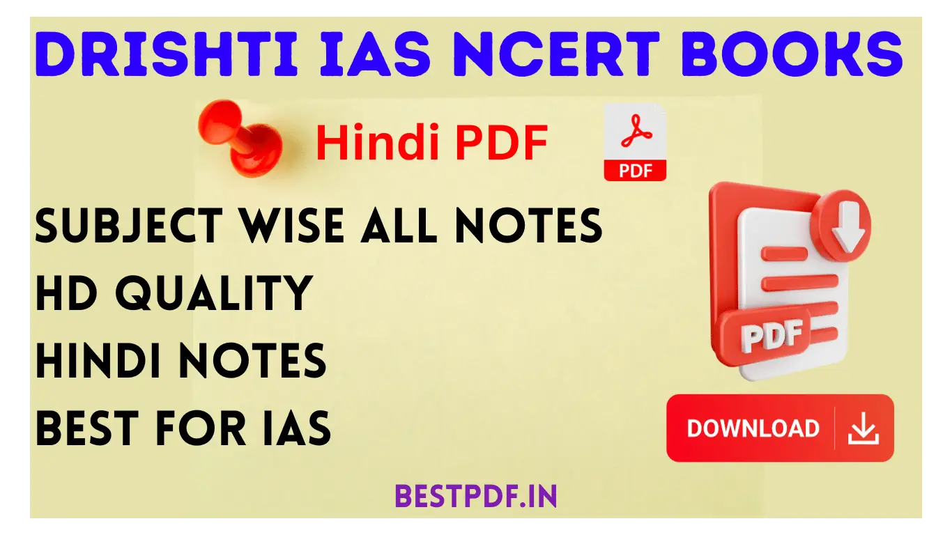 Drishti IAS Ncert Books in Hindi PDF