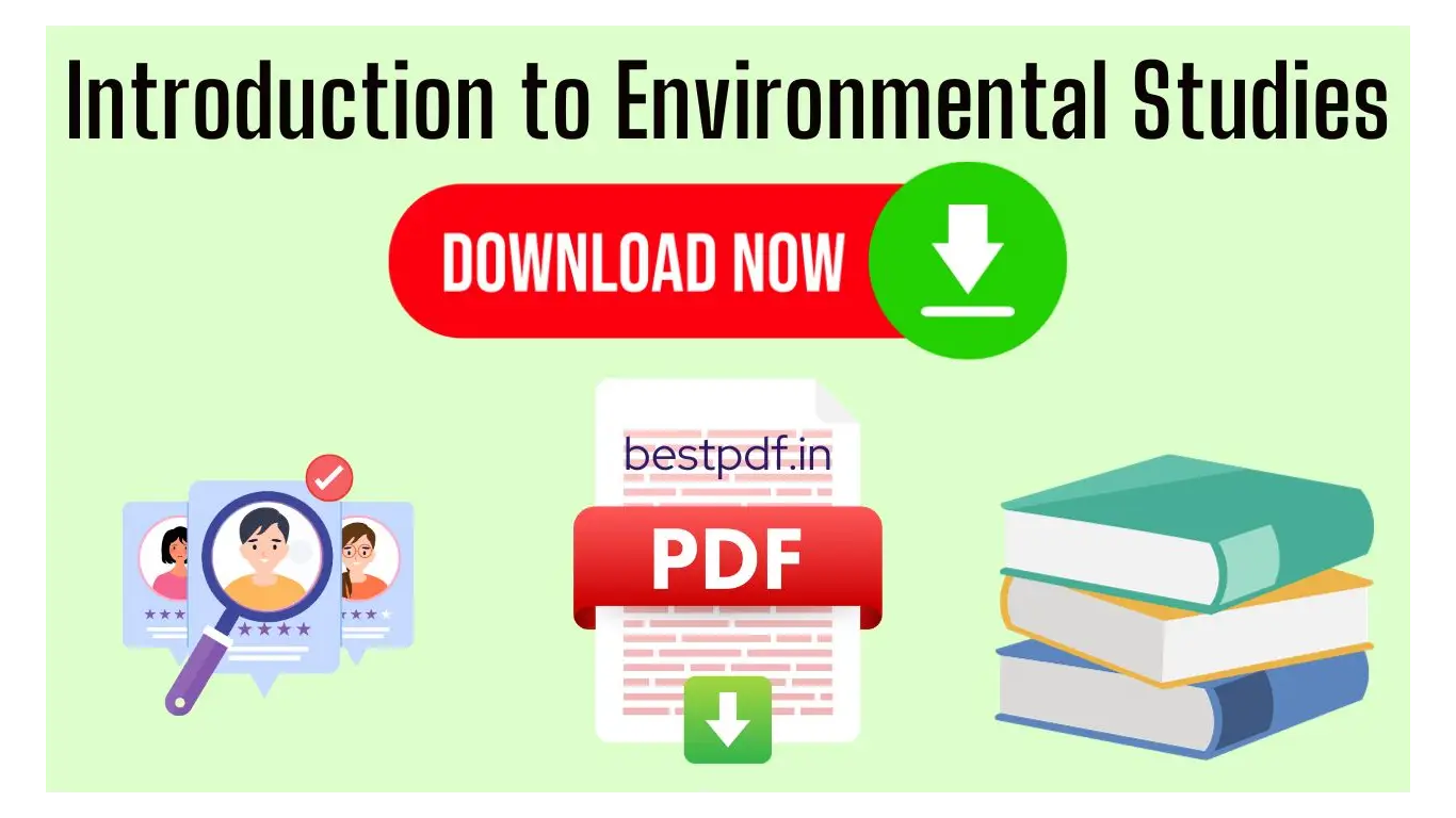 Introduction to Environmental Studies & Environment and Ecology pdf