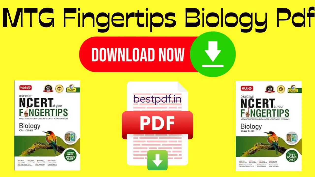 MTG Fingertips Biology Pdf