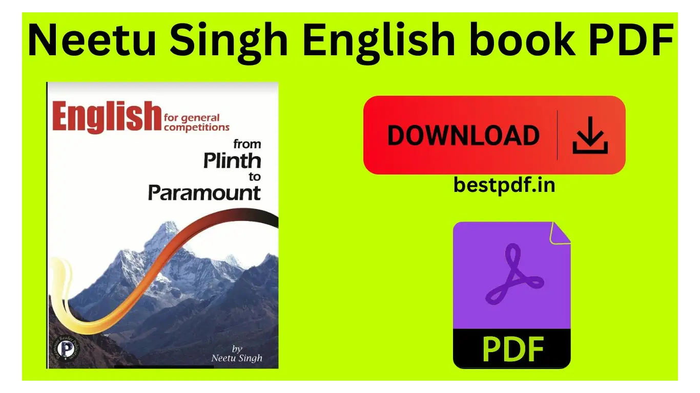 Neetu Singh English book PDF