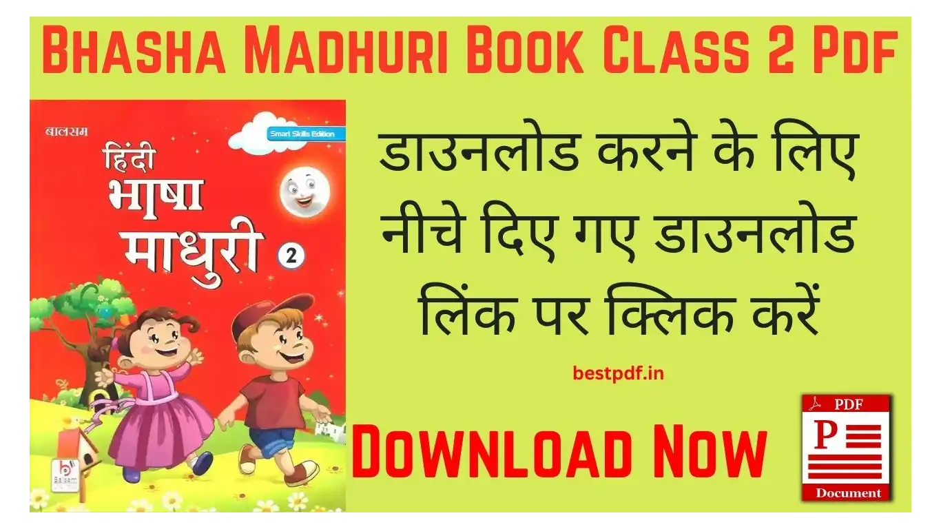 Bhasha Madhuri Book Class 2 Pdf